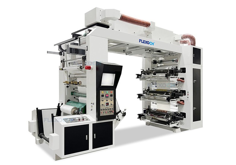 6 Color Stack Type Flexographic Printing Machine 6 Color Stack Type Flexographic Printing Machine